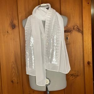 ⭐️4/$20⭐️ Style & Co Sheer Scarf with Glitter Detail